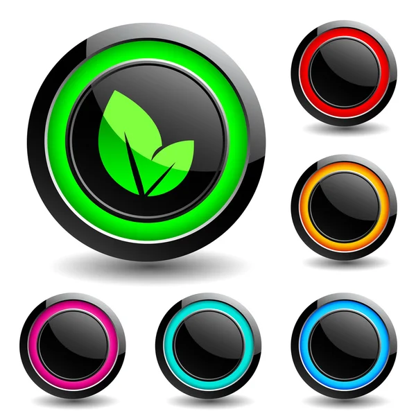 Buttons for web design. Vector. — Stock Vector