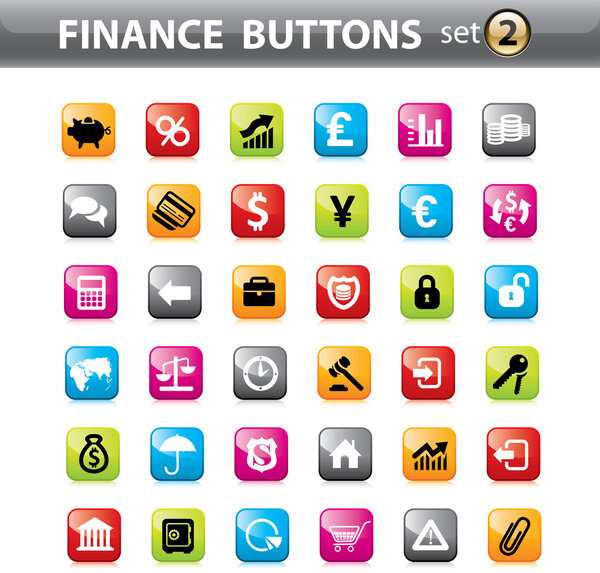 Вектор. Финансовые кнопки, веб-элементы
.