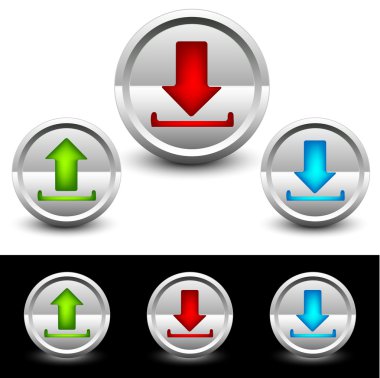 web tasarımı için düğme kümesi.