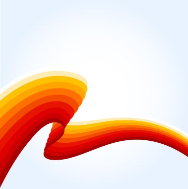 soyut çizgili dalga.