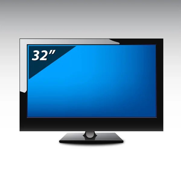 TV LCD de plasma . — Vector de stock