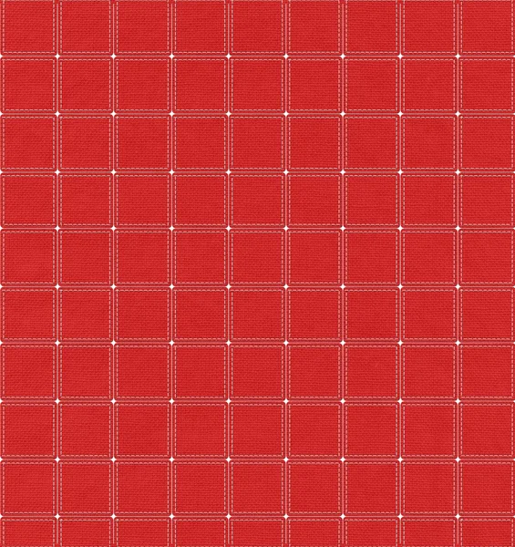 ファブリックのテクスチャの背景のステッチ パターン — ストック写真