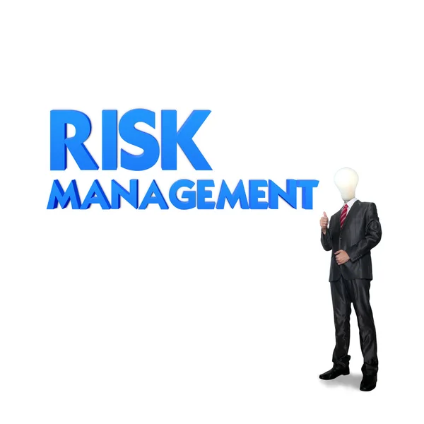 Бізнес-слово для концепції бізнесу та фінансів, управління ризиками — стокове фото