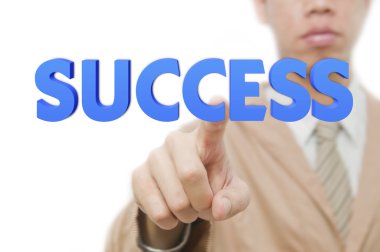 genç iş adamı el çizimi iş sözcük kullanma