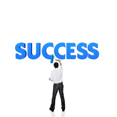 iş ve ekonomi kavramı, başarı için iş kelime