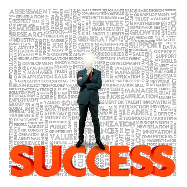 Biznes chmura słowa dla biznesu i finansów koncepcja, sukces — Zdjęcie stockowe