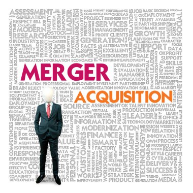 iş ve ekonomi kavramı, birleşme için iş kelime bulutu