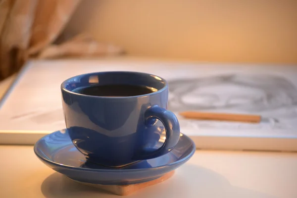 Erinnerungen und Genuss von Tee (Kaffee)) lizenzfreie Stockbilder