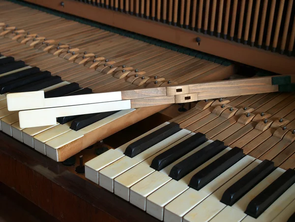 Piano reparatie Stockafbeelding