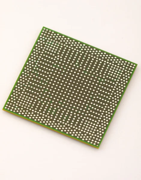 Back side of BGA chip — Stock Photo, Image