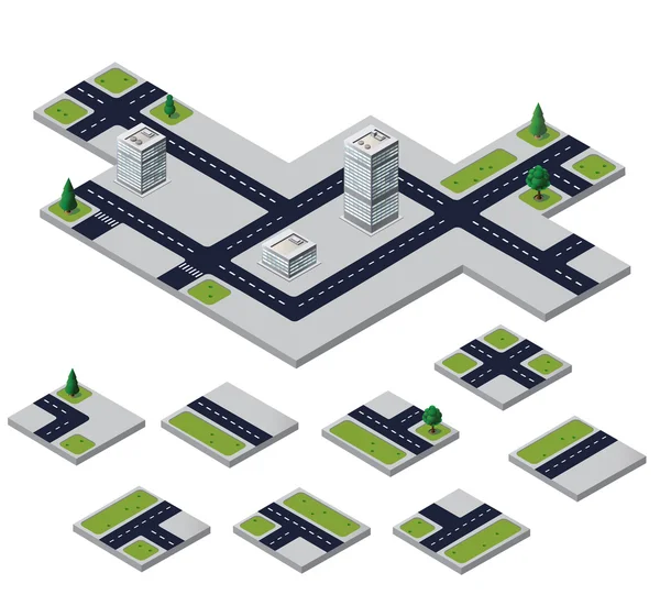 Stedelijke elementen — Stockvector