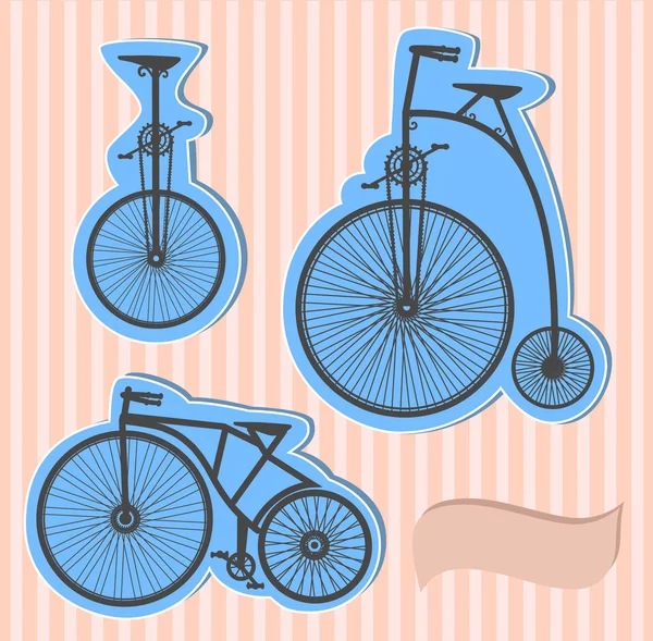 Bicicletas a cores —  Vetores de Stock