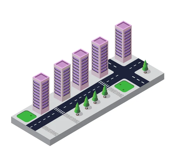 Vue isométrique — Image vectorielle