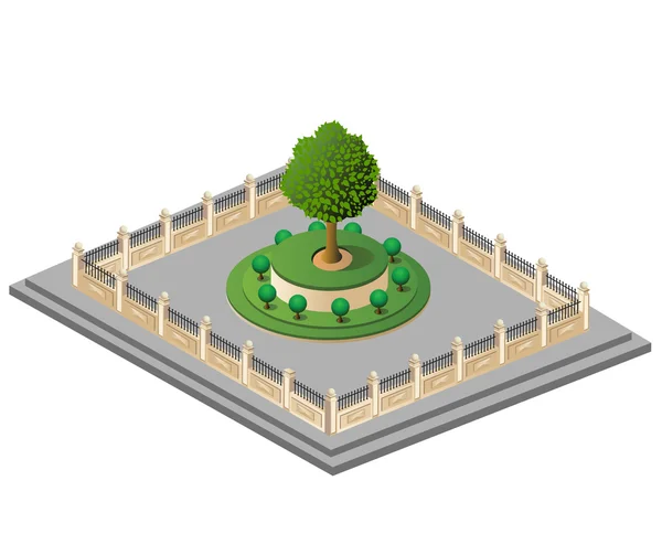 Векторный сад — стоковый вектор