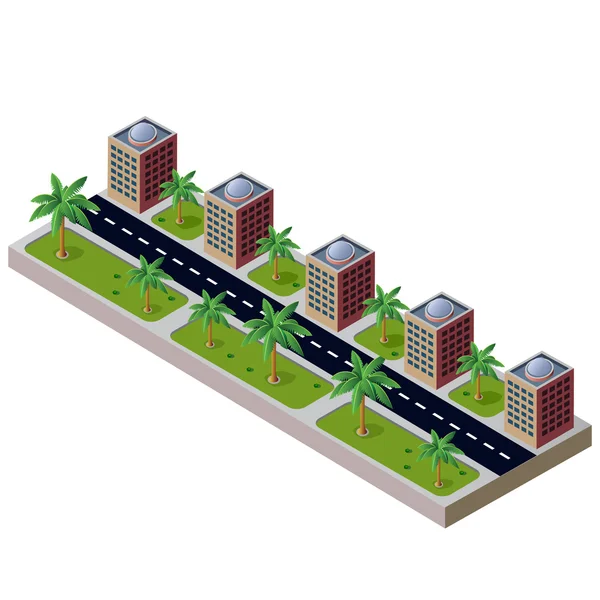 Paisaje urbano — Vector de stock