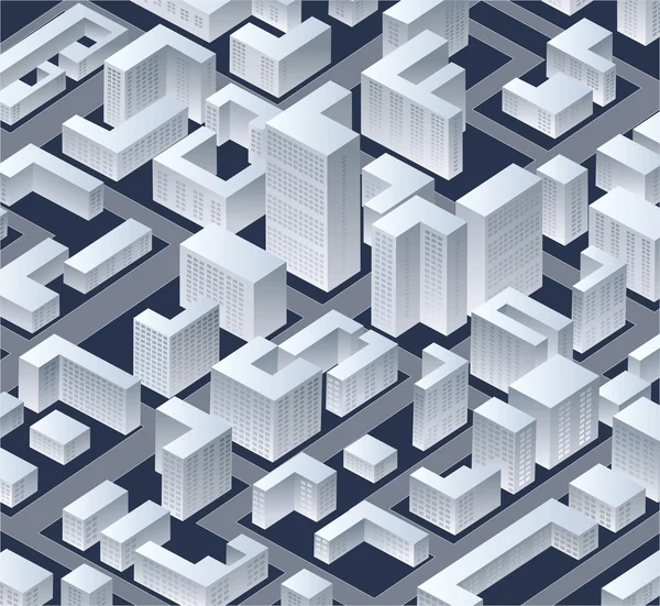 Isometric city — Stock Photo, Image