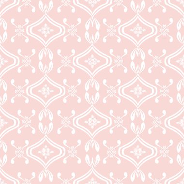 Şam kumaşının dekorasyonu için romantik, kusursuz desen,