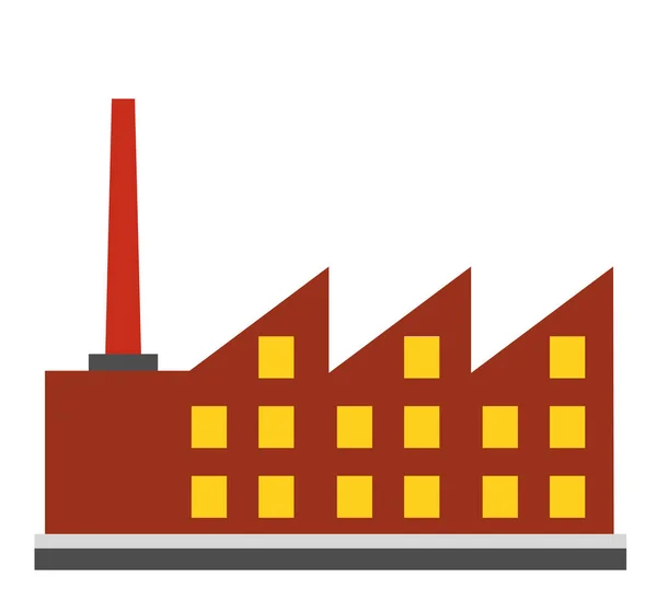 Fábricas industriais cidade estação de construção fábrica de tecnologia — Vetor de Stock