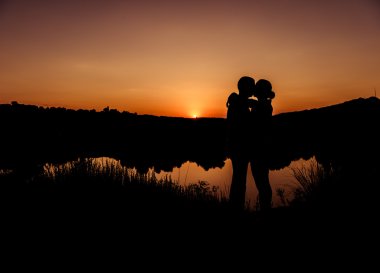 gün batımı silhouettes