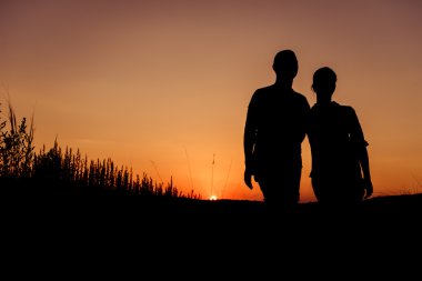 gün batımı silhouettes