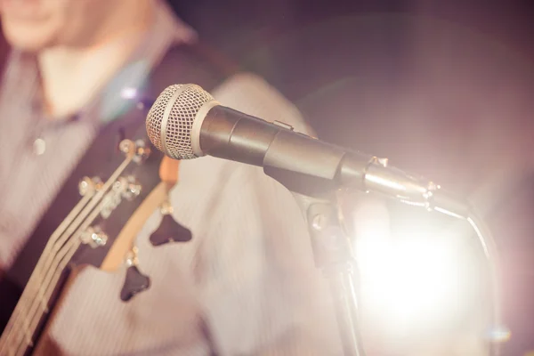 Microphone closeup — Stock Photo, Image