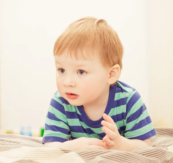 Caucasian boy portrait — Stock Photo, Image