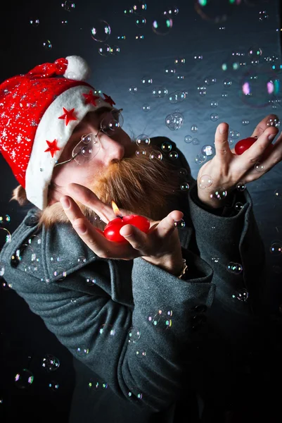 Komik Noel Baba — Stok fotoğraf