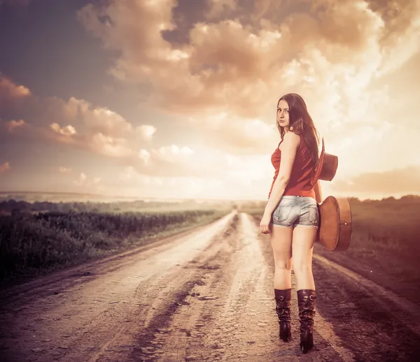 gün batımı yolu yürüyüş