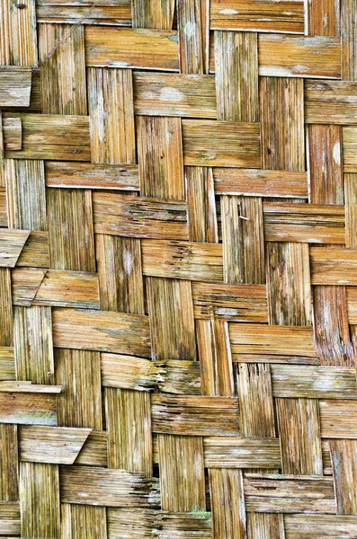 Woven Bamboo Wall — Stock Photo, Image