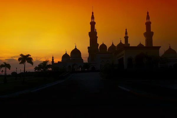 Grande Mosquée Coucher de soleil — Photo