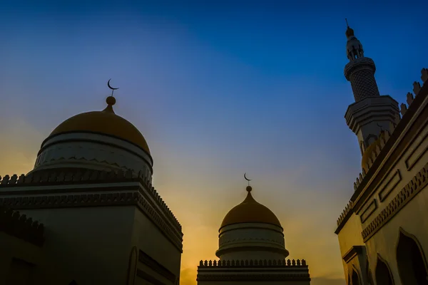 Grote moskee zonsondergang — Stockfoto