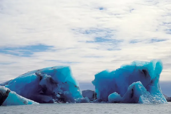 Icebergs, Jokulsarlon, Islândia Fotos De Bancos De Imagens