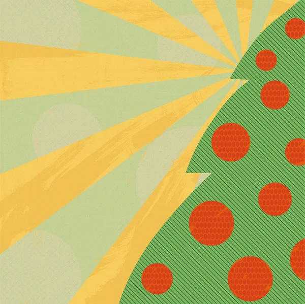 Arbre de Noël vert — Image vectorielle