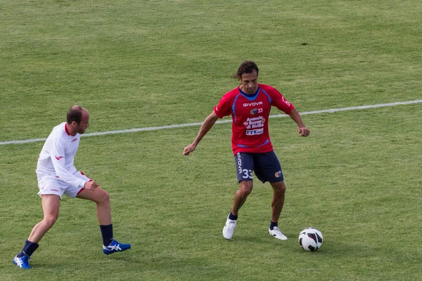 Fotbollsträningen för catania calcio — Stockfoto