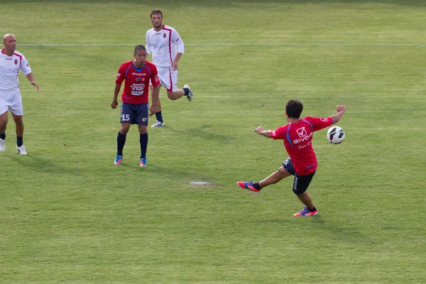 Soccer training of Catania Calcio — Stock Photo, Image