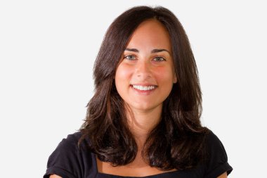 Kadın gülümsemesi