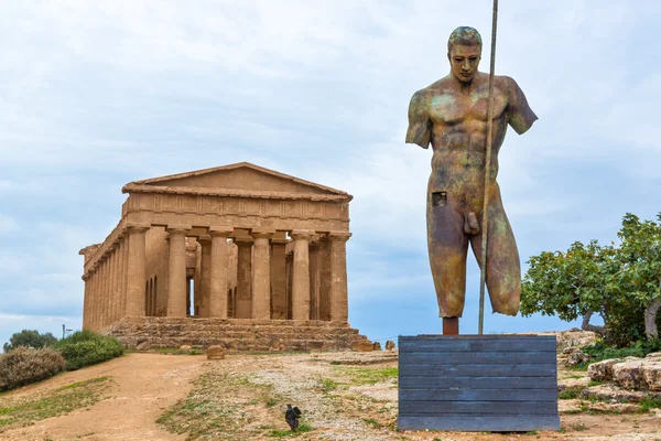 Valea Templelor Agrigento, Sicilia — Fotografie, imagine de stoc