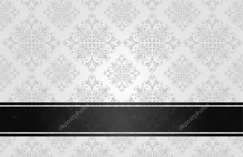 Luxury floral black book cover