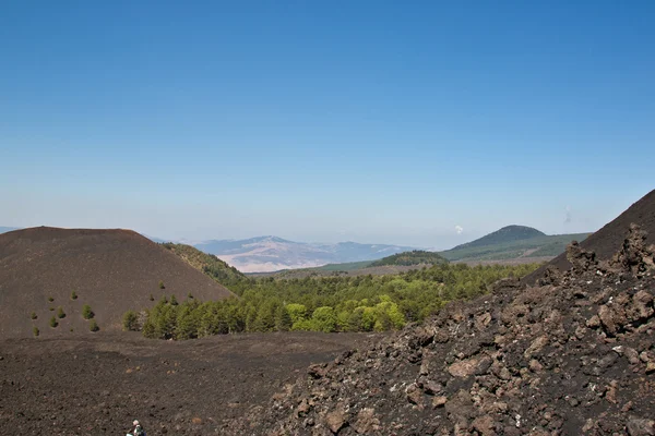 Von einer Seite des Vulkans — Stockfoto