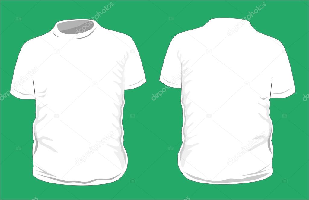 ブランク t シャツ テンプレート 前面と背面 ストックベクター wead