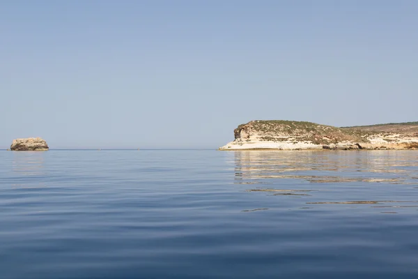 Île de Lampedusa, l'île italienne du sud en Méditerranée — Photo