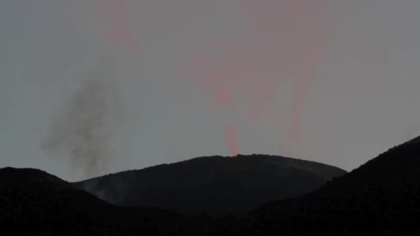 Etna top krater — Stockvideo