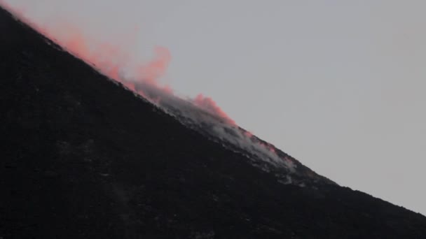 Etna summit Crater — Stock Video