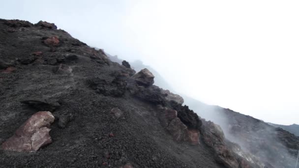 エトナ山山頂火口 — ストック動画