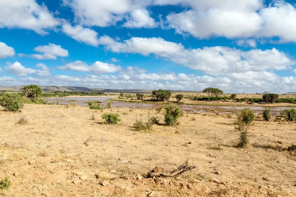 Paesaggio Savana in Africa. Tsavo West, Kenya . — Foto Stock