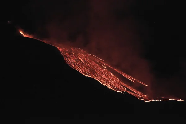 Etna eruption of 2011 — Stock Photo, Image