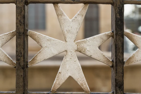 Stjärna, symbol för malta staden — Stockfoto