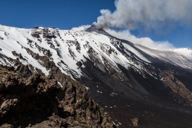 Etna eruption - catania, Sicilya