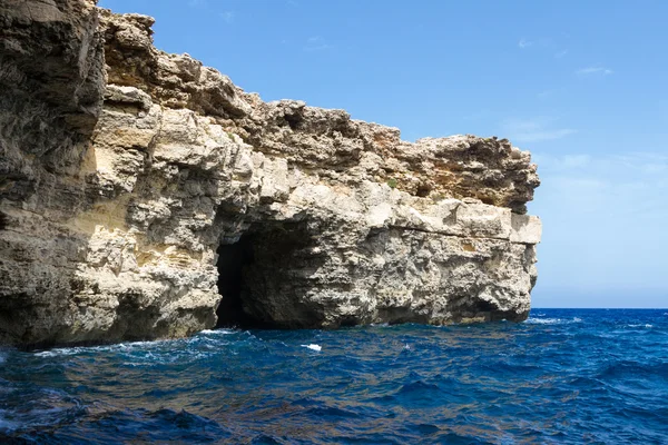 Steen op comino eiland, malta — Stockfoto