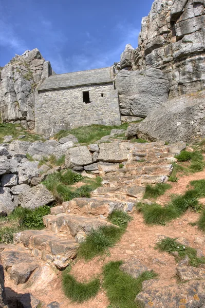 Rovine della Chiesa di San Govan — Foto Stock